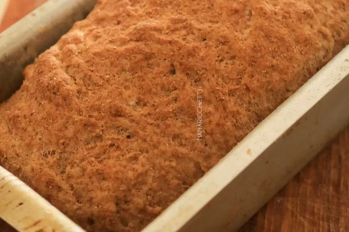 Pão Integral 100% com Farinha Integral