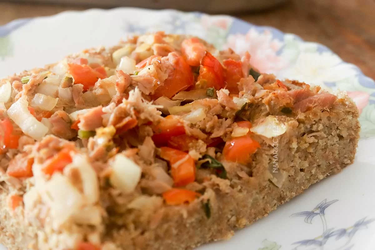 Receita de Torta de Atum Integral - faça uma deliciosa torta com farinha de trigo integral para o pessoal de casa.