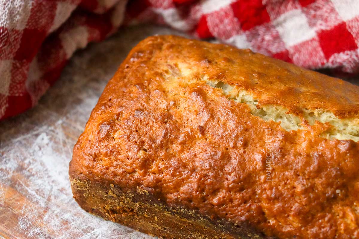 Receita de Banana Bread - faça um delicioso bolo americano para o café da tarde.