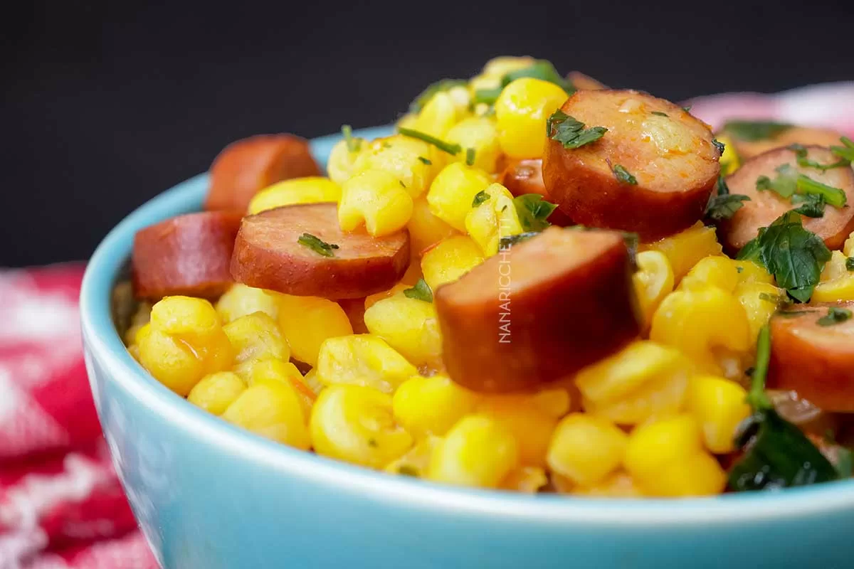 Receita de Canjica Salgada com Calabresa - faça um delicioso almoço de São João.