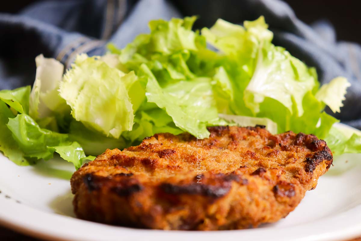 Receita de Bife de Carne a Milanesa AirFryer - faça um almoço delicioso sem colocar uma frigideira cheia de óleo no fogão.