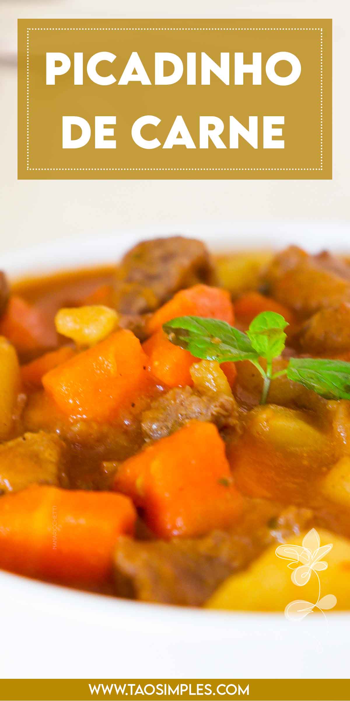 Receitinha de Picadinho de Carne - que tal preparar um prato gostoso e acolhedor, como o que sua mãe fazia, para a família?