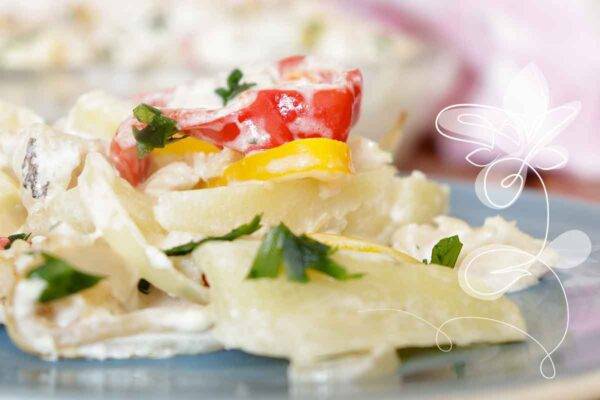 Receita de Bacalhau com Creme de Leite - celebre com este prato surpreendente.