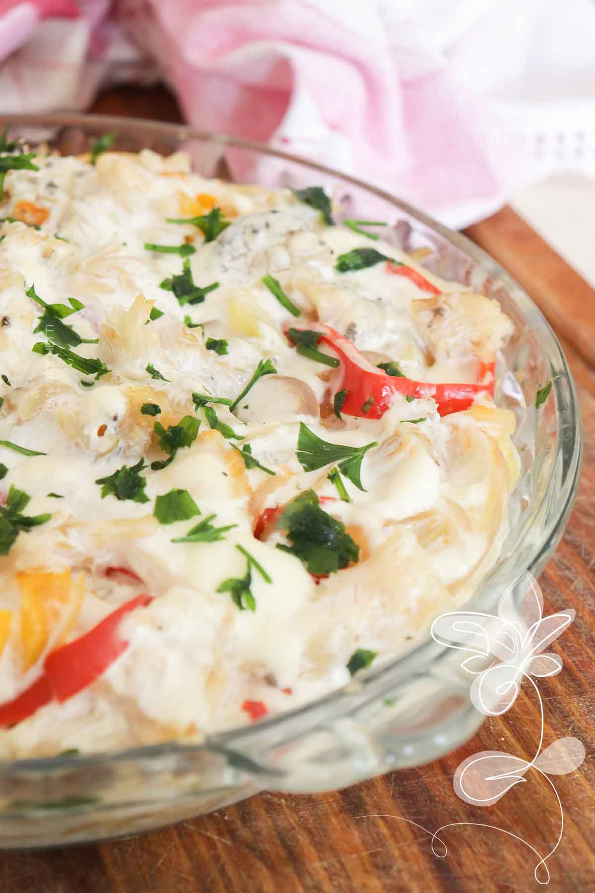 Receita de Bacalhau com Creme de Leite - celebre com este prato surpreendente.
